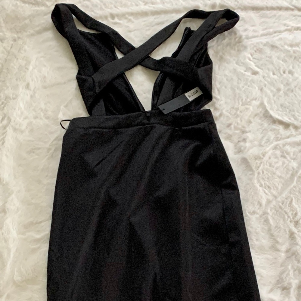 Long formal black dress